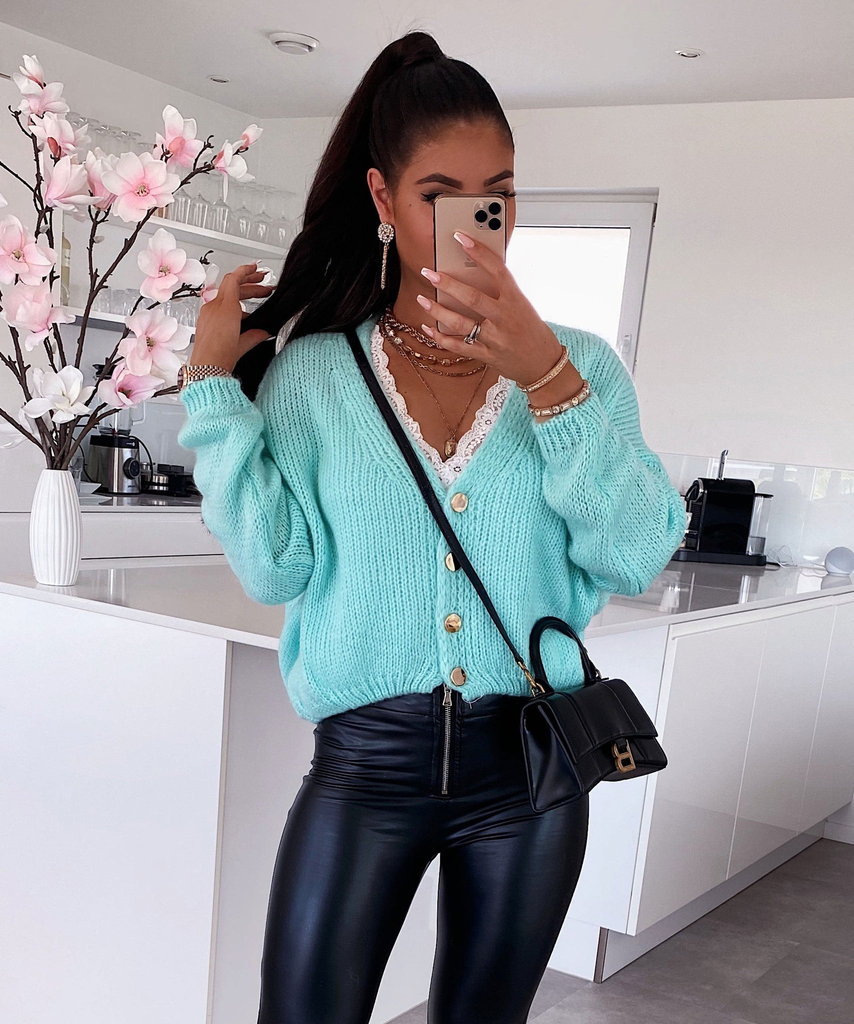 Cardigan Luna Türkis