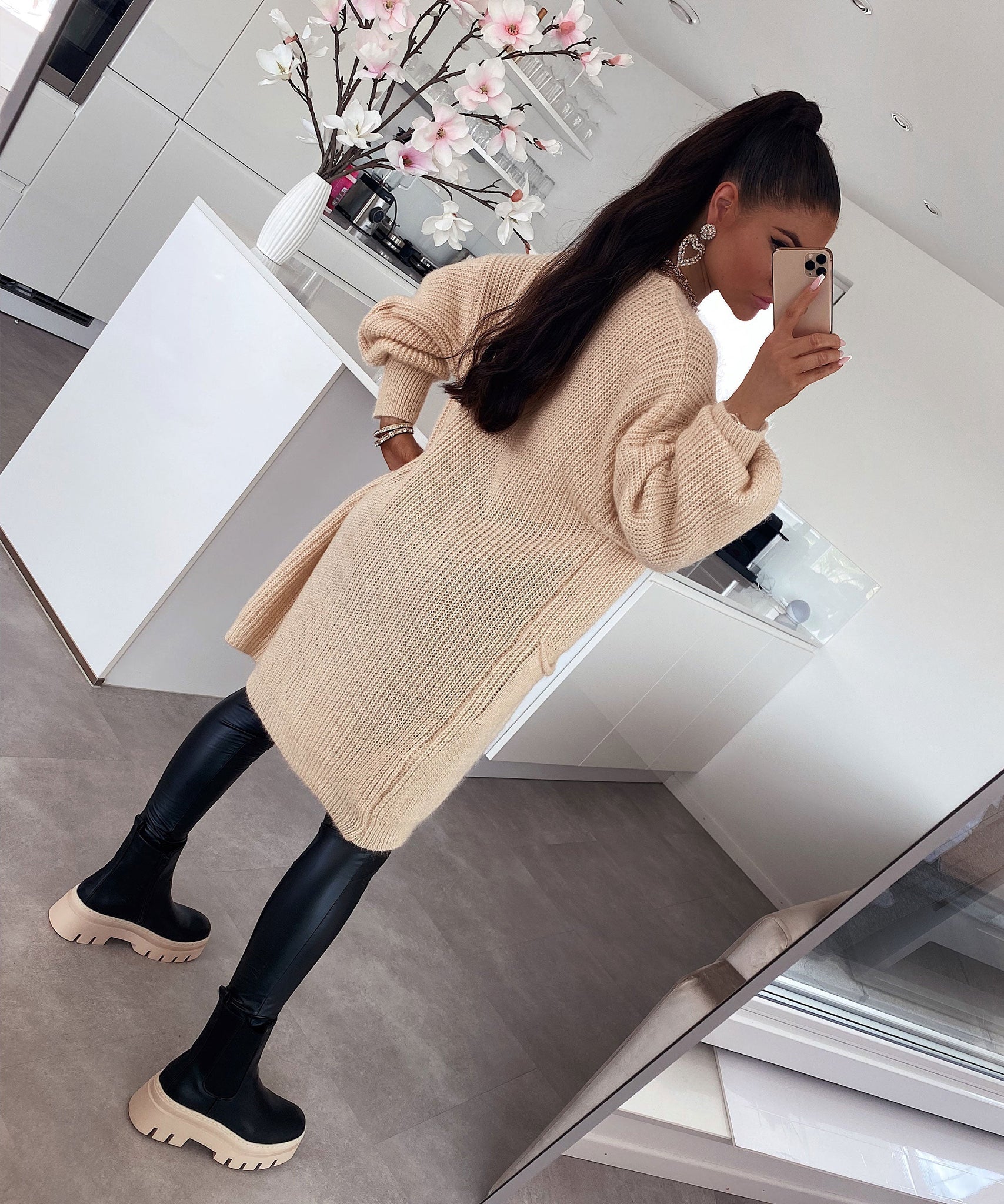 Cardigan Mar Beige