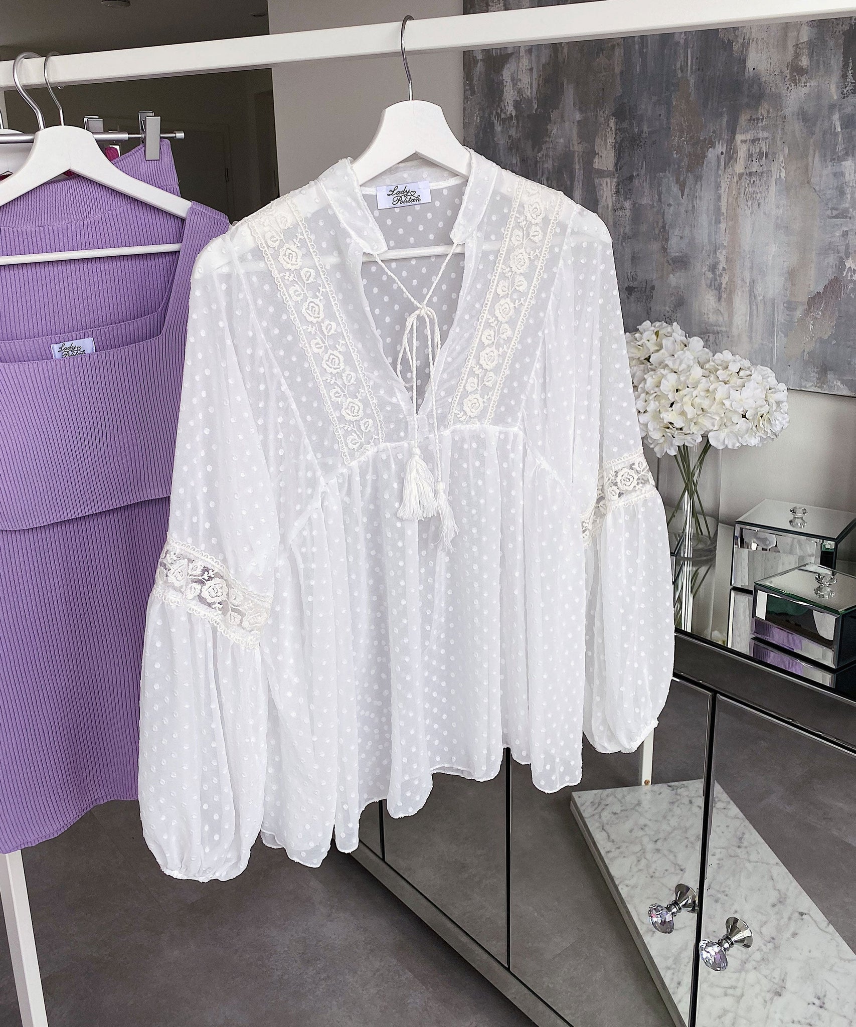 Bluse Paula Weiß NEU