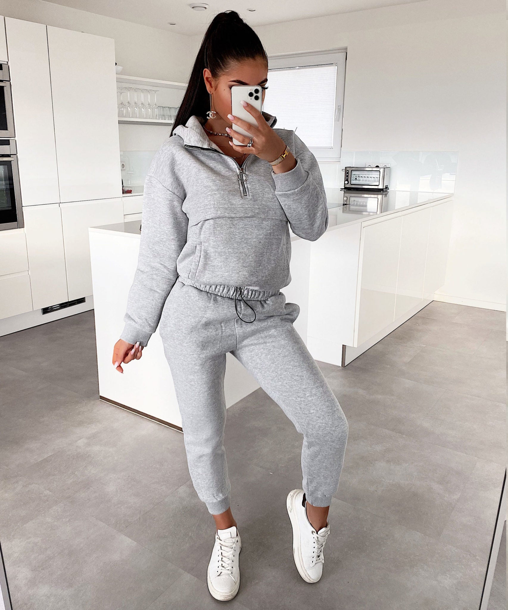 Jogger Set Hanna Grau Neu