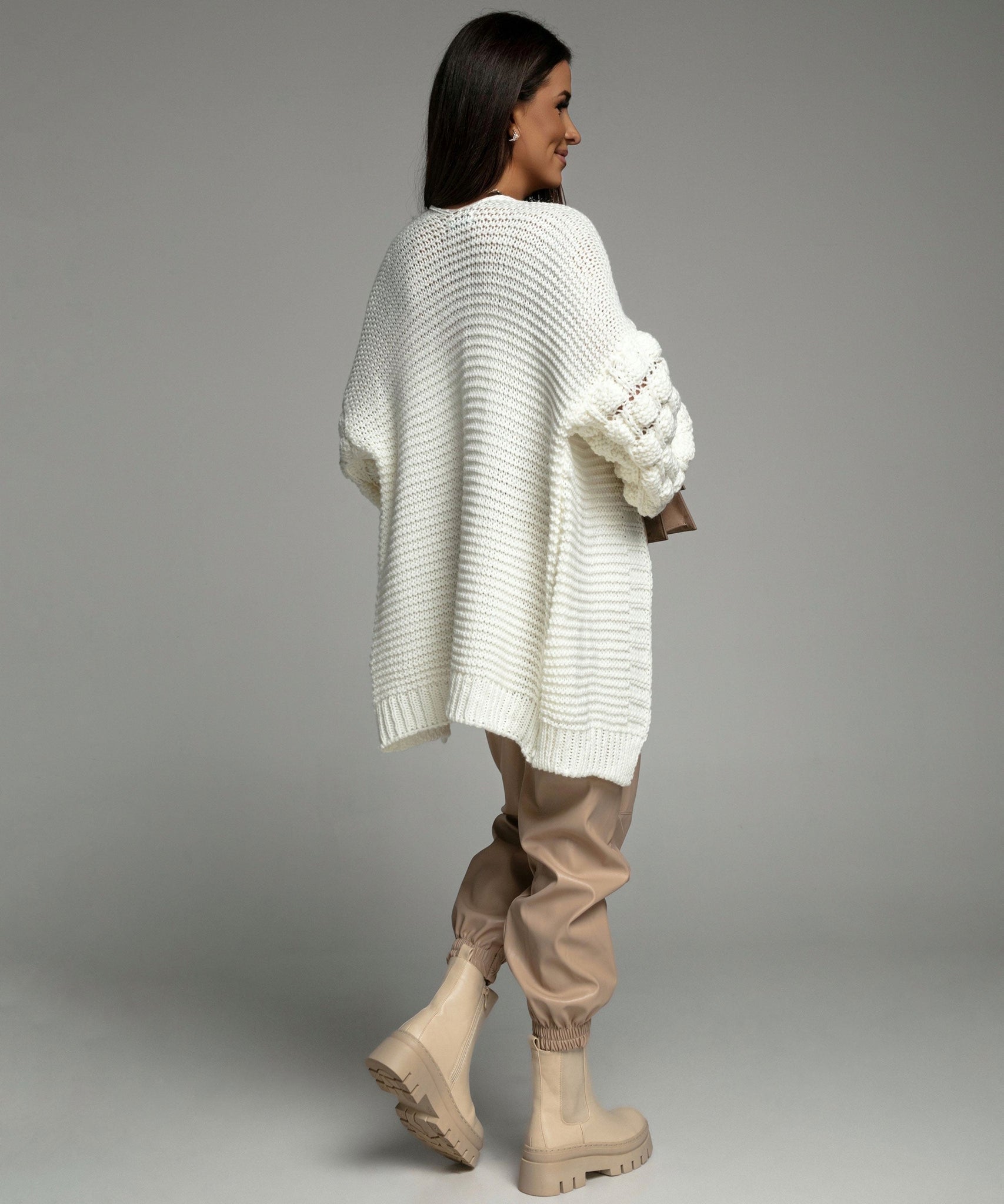 Strickjacke Cloudy weiß