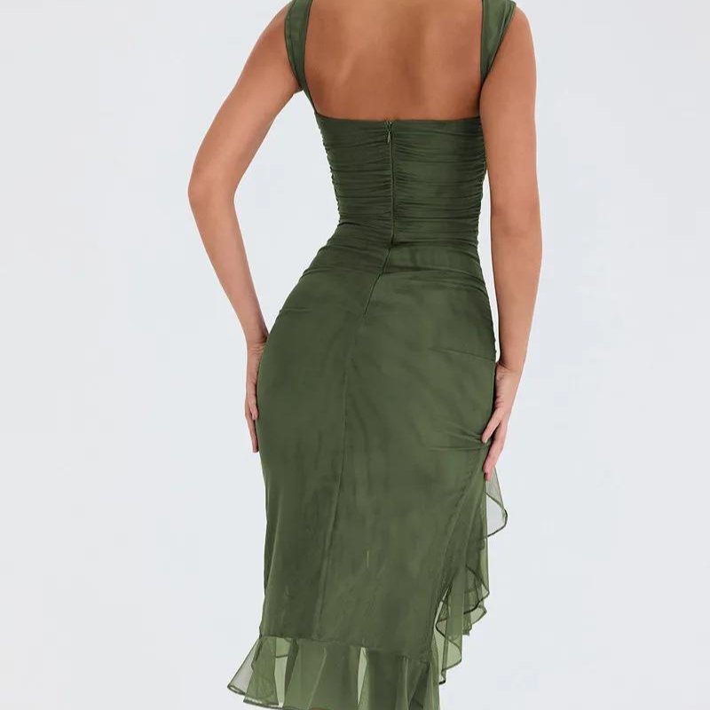 RuffleChic™ - Die ultimative Midi-Eleganz (50% RABATT)