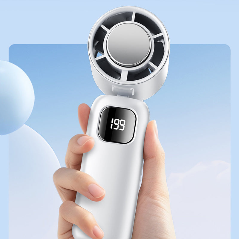 CoolWave™ | Tragbarer Handventilator mit fortschrittlicher Kühltechnologie und verlängerter Batterielebensdauer