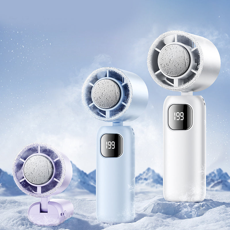 CoolWave™ | Tragbarer Handventilator mit fortschrittlicher Kühltechnologie und verlängerter Batterielebensdauer