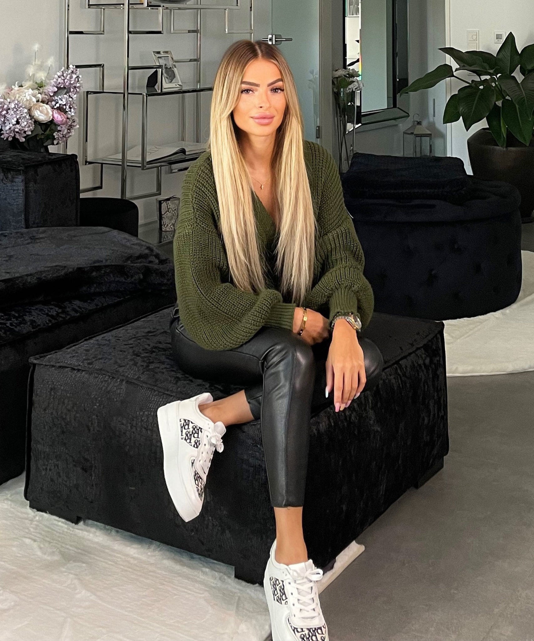 Wickel Pullover Kahki