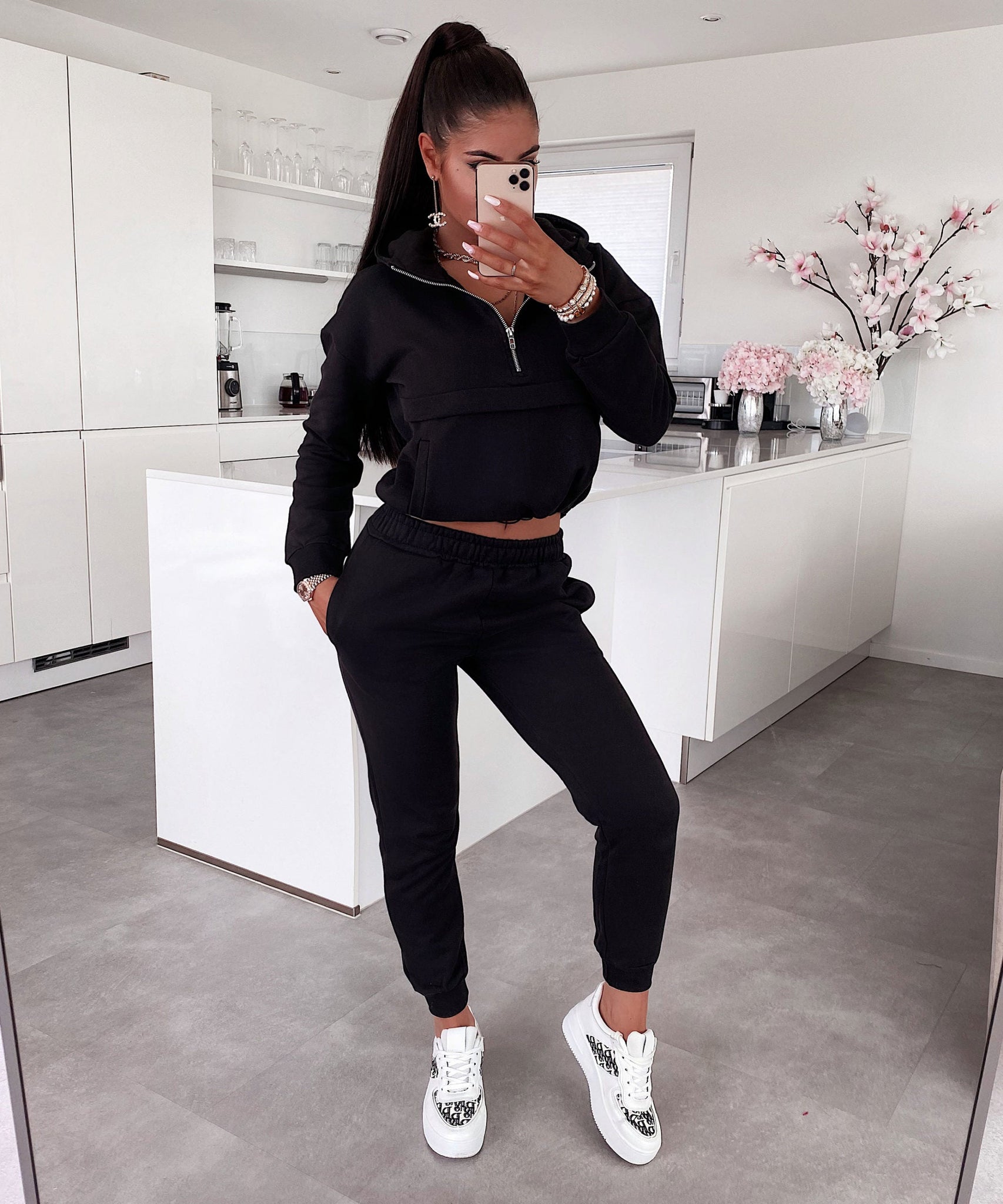 Jogger Set Hanna Schwarz Neu