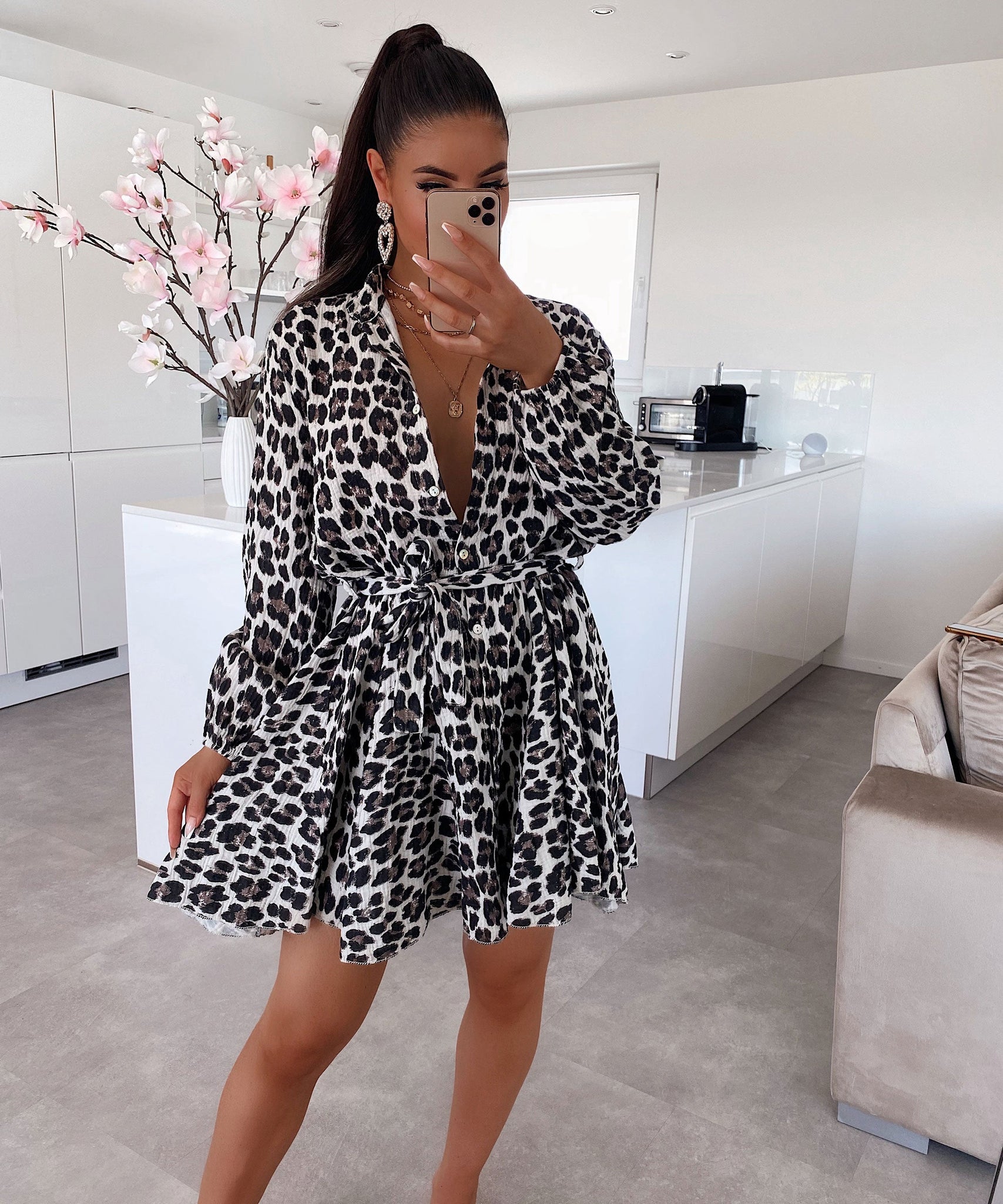 Musselin Kleid Daisy Leo