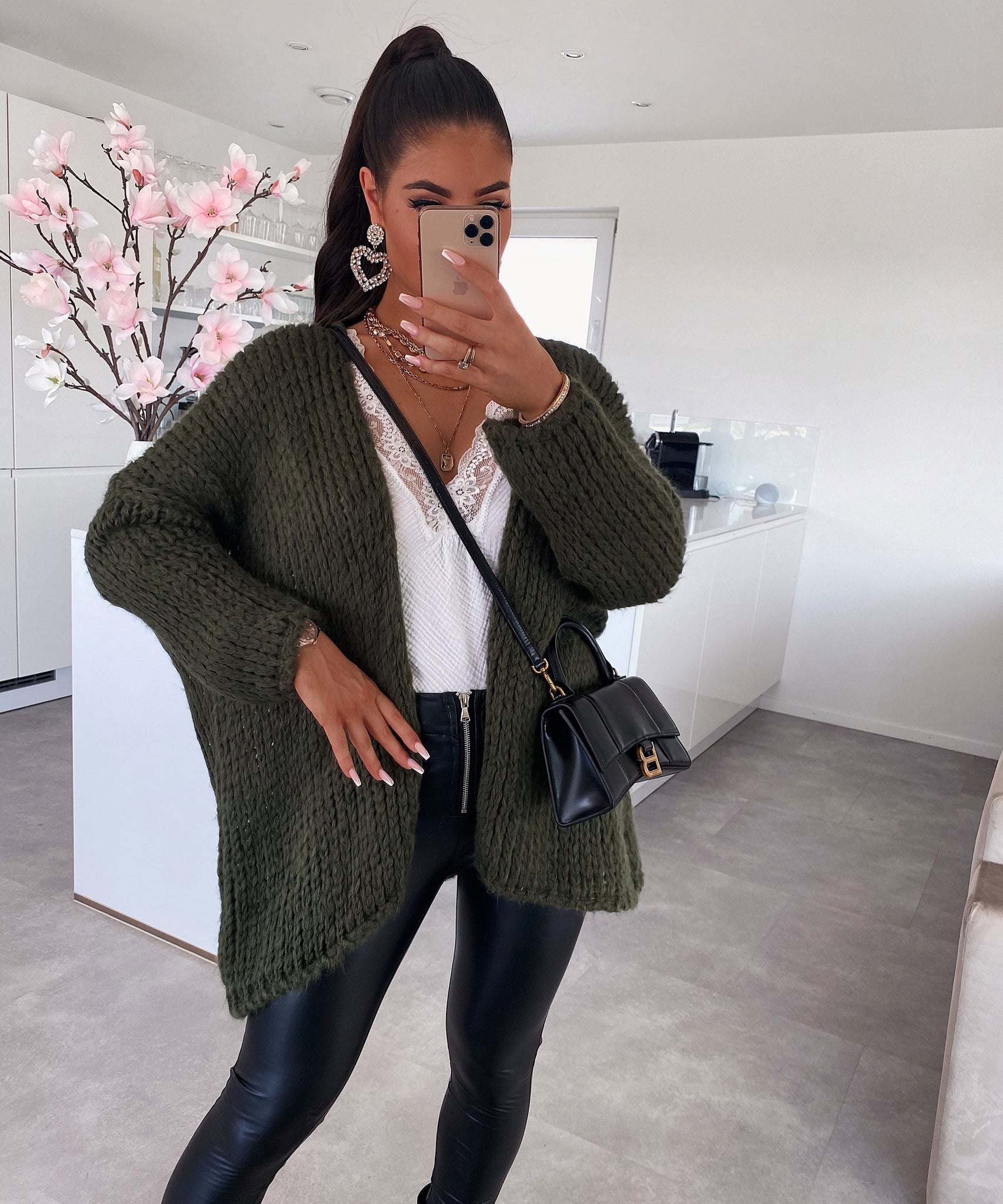 Cardigan Aina Khaki